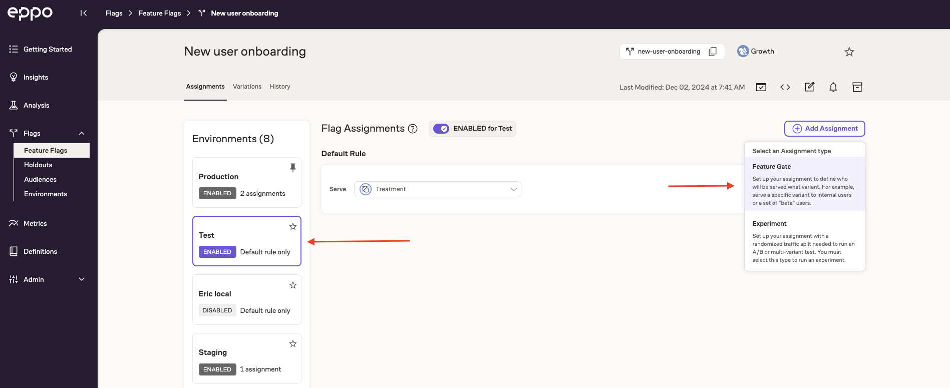 Switching Environments