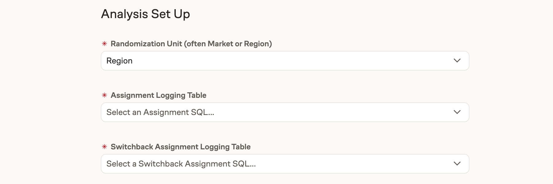 Create Switchback Analysis